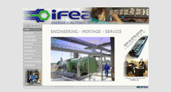 Desktop Screenshot of ifea.de